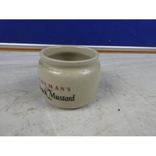42 - A Denby 'Colman's French Mustard' pot.