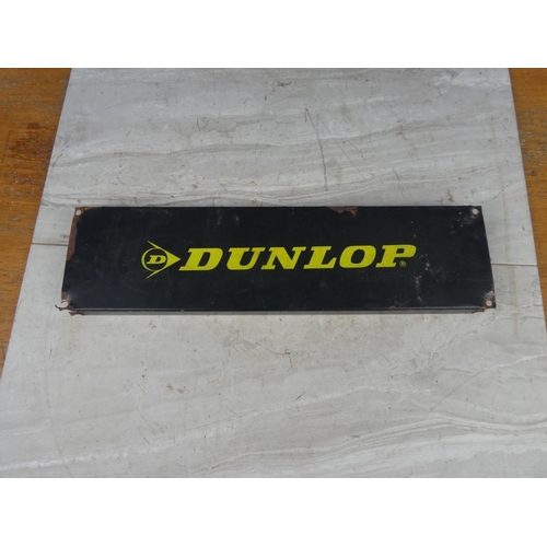 590 - A 'Dunlop' metal advertising bracket, approx 46x12cm.