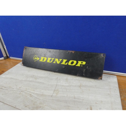 590 - A 'Dunlop' metal advertising bracket, approx 46x12cm.