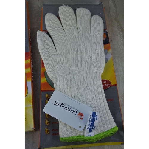 615 - Two boxed heat resistant gloves.