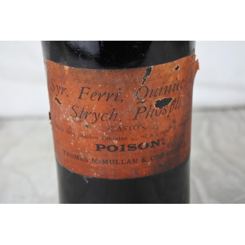 693 - A vintage bottle of Poison by James McMullan & Co, Belfast.