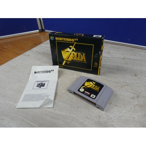 704 - A boxed Nintendo 64 cartridge 'The Legend of Zelda - Ocarina of Time'.