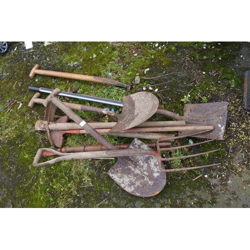 1260 - An assortment of garden tools.