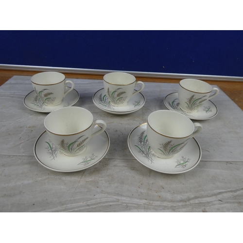 48 - A vintage Copeland Spode 'Oklahoma' pottery coffee set.