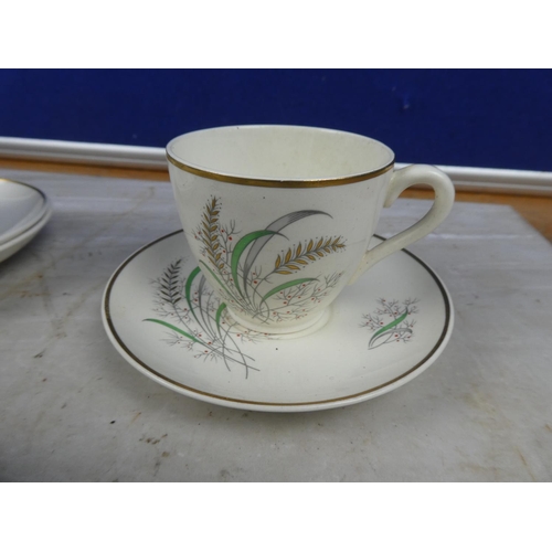 48 - A vintage Copeland Spode 'Oklahoma' pottery coffee set.