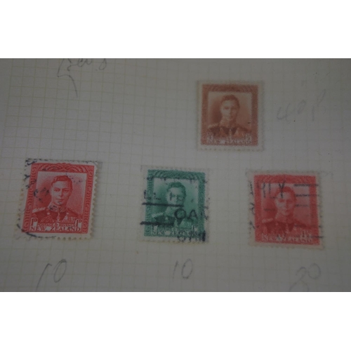 304 - A selection of King George VI stamps from New Zealand.