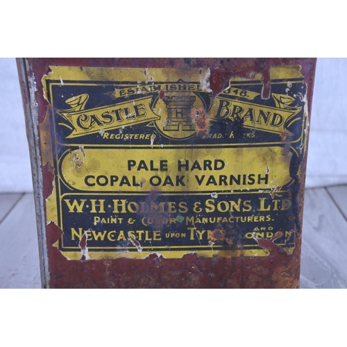 44 - A vintage W H Holmes & Sons Ltd 'Oak Varnish' tin.