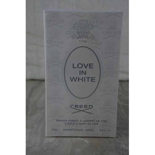 7 - A new boxed Creed Love in White perfume.