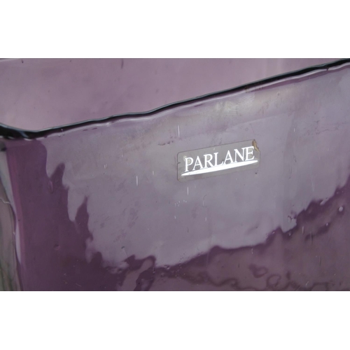 292 - A large Parklane glass vase.  Approx 35cm.