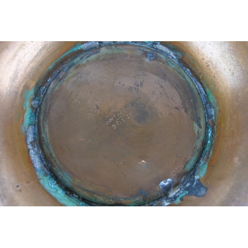 293 - A large copper jug and vase.  Approx 33cm.