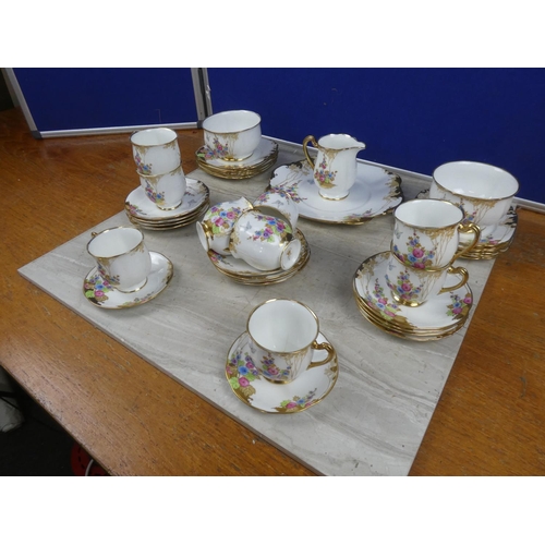 652 - A stunning Standard China tea set.