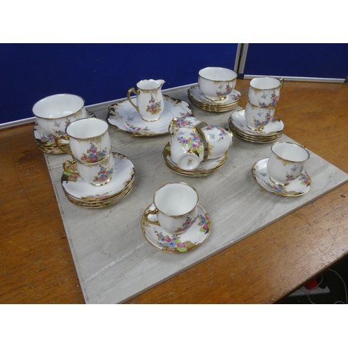 652 - A stunning Standard China tea set.