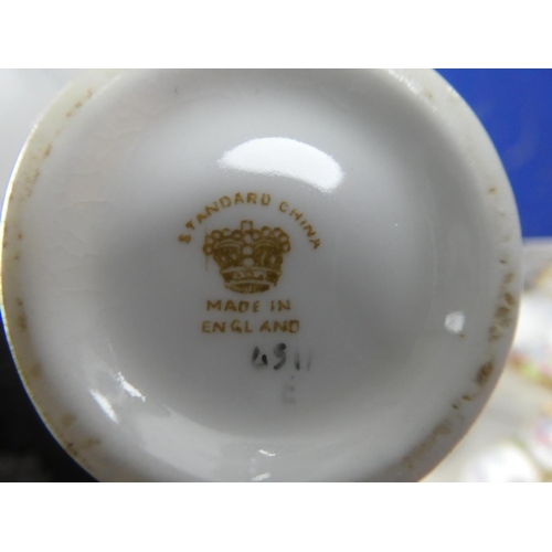 652 - A stunning Standard China tea set.