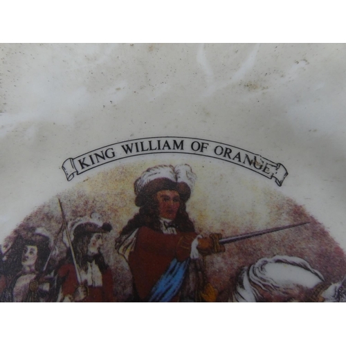 657 - A Grindley Staffordshire plate 'King William of Orange'.