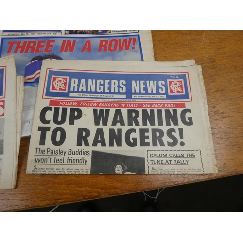 670 - A collection of magazines relating to Rangers Football Club.