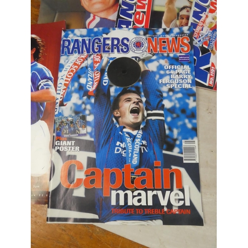 670 - A collection of magazines relating to Rangers Football Club.