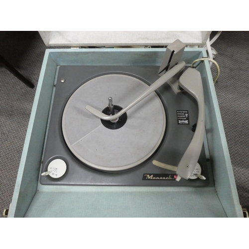 689 - A vintage Dansette record player on legs