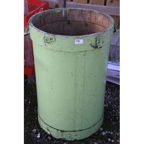 1154 - A green barrel.