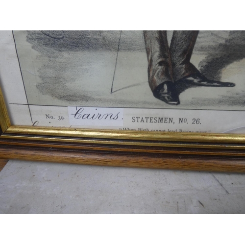 1072 - Three vintage framed prints.