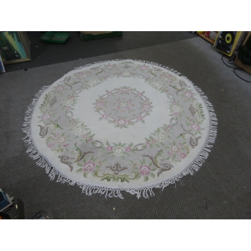 1107 - A large decorative floor rug.