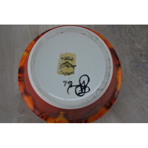 39 - A stunning vintage Poole pottery bowl, signed.