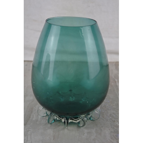 43 - A vintage glass vase.