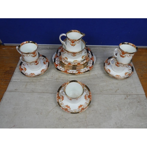 131 - An antique Sutherland bone china tea set.