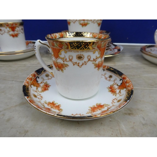 131 - An antique Sutherland bone china tea set.