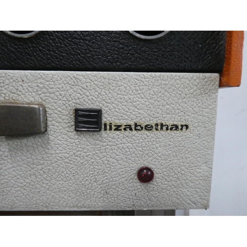 140 - A vintage Elizabethan Vinyl record player.