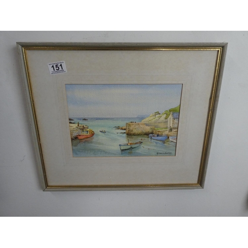 151 - A stunning vintage framed watercolour signed Alymer Armstrong.  Approx 45x38cm.