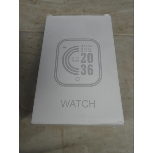 167 - A boxed Smart watch face and bracelet.