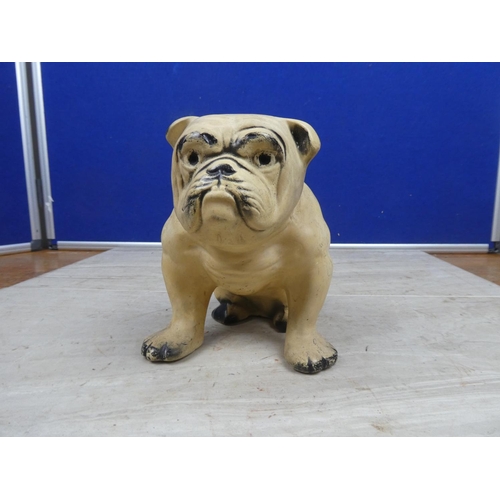 177 - A vintage ceramic British Bulldog.  Approx 18cm.