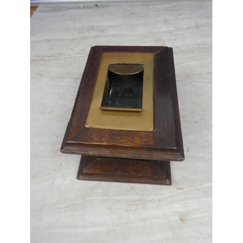 178 - An unusual antique/ vintage shop counter cashier box.