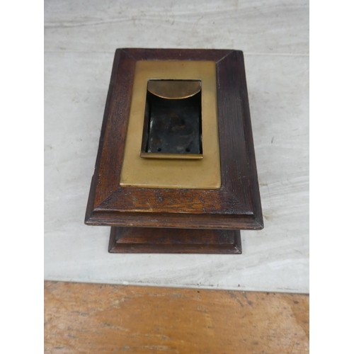 178 - An unusual antique/ vintage shop counter cashier box.