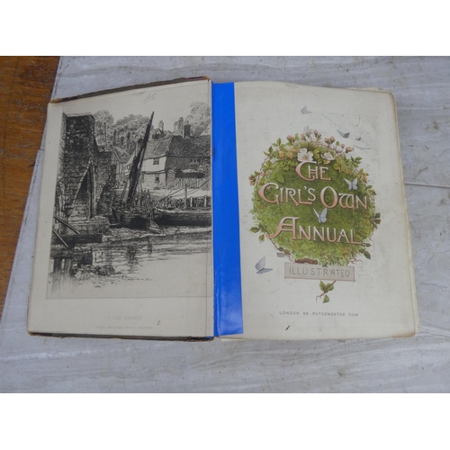 183 - An antique book 'The Girl's Own Annual' (a/f).