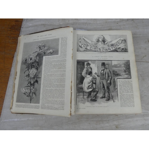 183 - An antique book 'The Girl's Own Annual' (a/f).