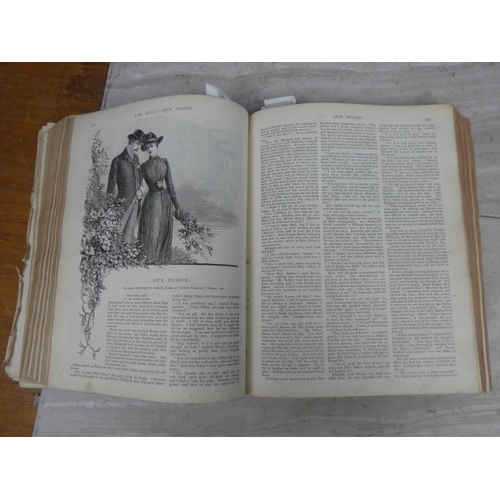 183 - An antique book 'The Girl's Own Annual' (a/f).