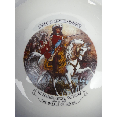 195 - A King William of Orange commemorative plate produced by Wood & Sons.