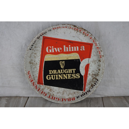 201 - A vintage Guinness pub tray.