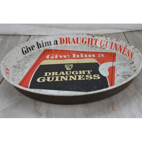 201 - A vintage Guinness pub tray.