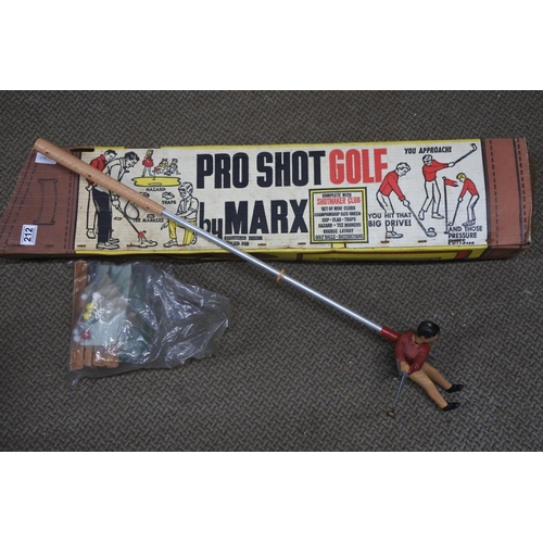 212 - A vintage boxed Pro Golf Shot play set.