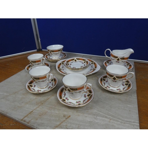 267 - A part Cloclough bone china tea set.