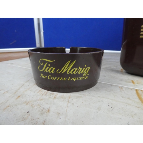 270 - A vintage Tia Maria ice bucket and ashtray.