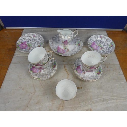 276 - A vintage Laurie & Co, London part tea set.