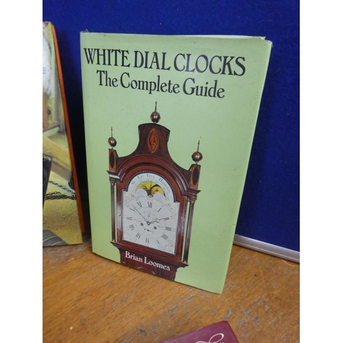 286 - A collection of reference books on antiques and clocks.