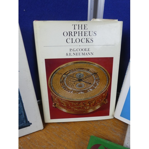 286 - A collection of reference books on antiques and clocks.