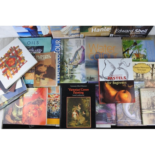 307 - A collection of art reference books and more.