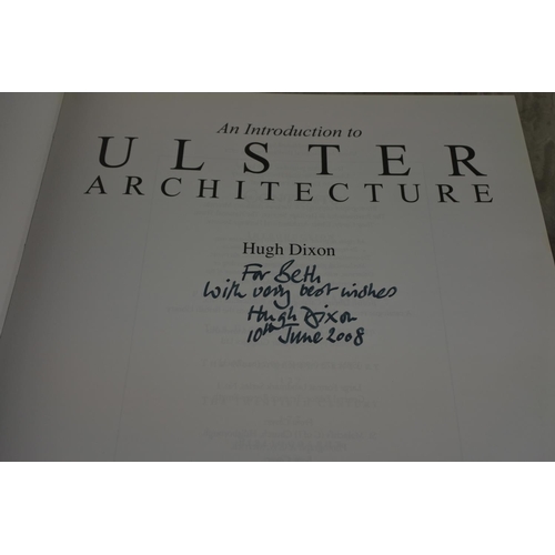 328 - Two 'Glamour and Gloom - 1930's Architect in Belfast' books signed by the author Tanja Poppelreuter ... 