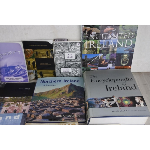 385 - A large book 'The Encyclopaedia of Ireland' by Brian Lalor and lots more.