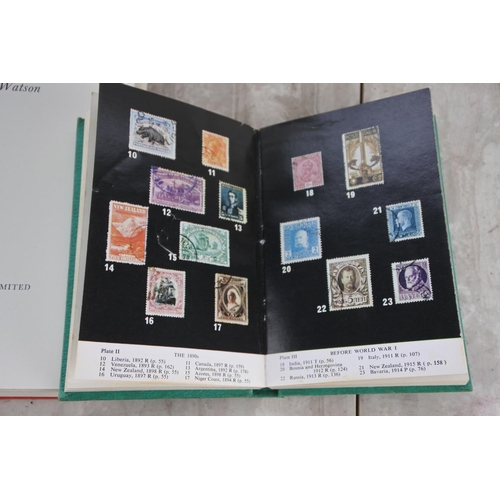 388 - A vintage stamp collectors book 'Stamps and Aircraft' by James Watson and another 'The Observer's Bo... 